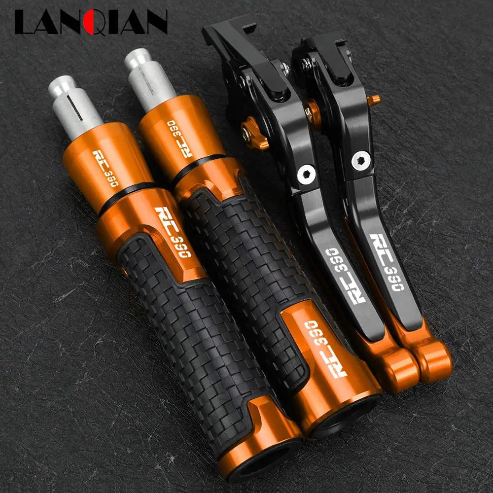 

Motorcycle For RC390 2013-2021 2022 2023 2024 Extendable Brake Clutch Levers Handlebar Handle Grips Ends Caps Slider Accessories