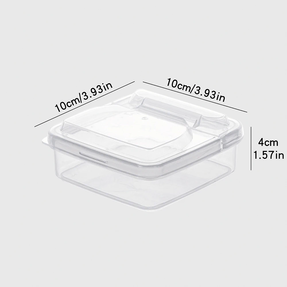 4PCS Fruit Cheese Box Frozen Meat Box Food Grade Refrigerator Freezer Storage Special Small Spare Food Fresh-Keeping Box 6