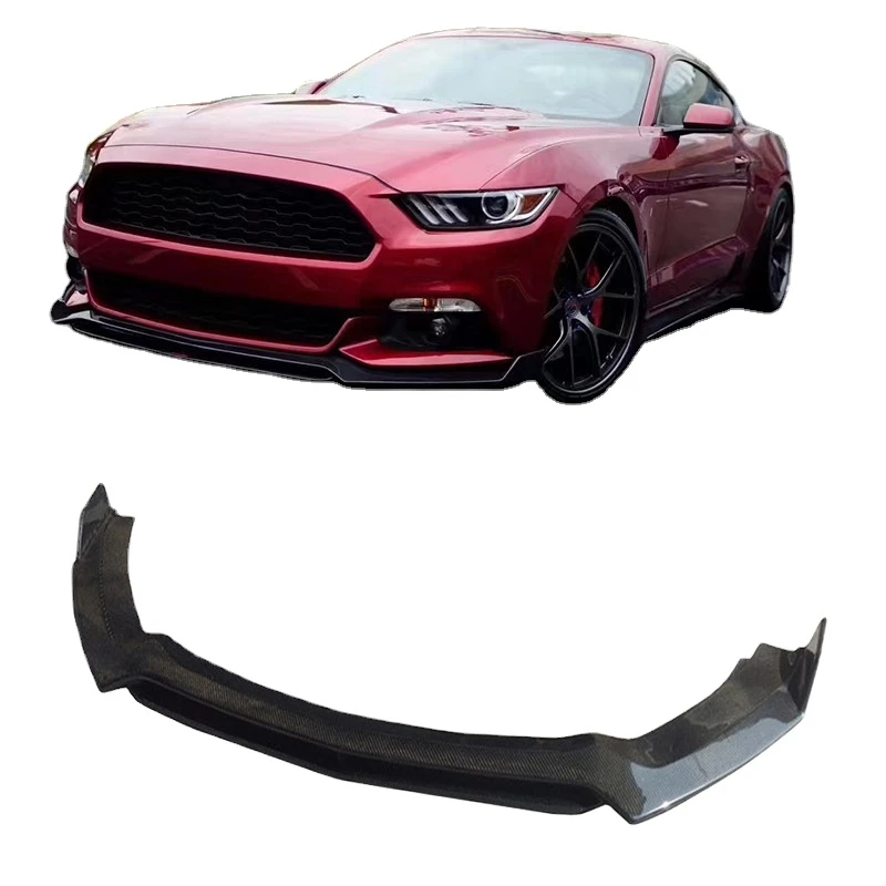 

Передний сплиттер из углеродного волокна для FORD MUSTANG 2015, автомобильные аксессуары оптом