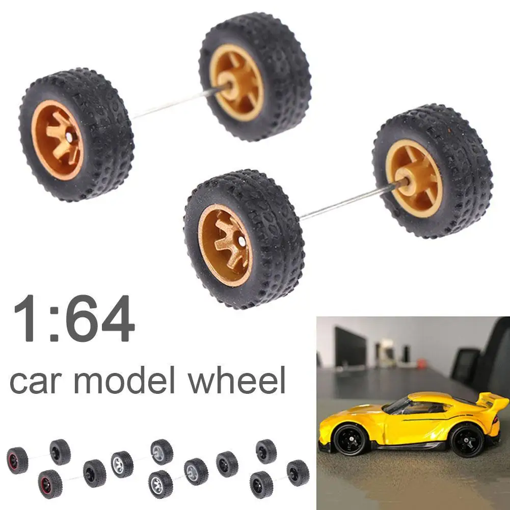

Модель автомобиля из сплава 1:64, Модифицированная ступица колеса, резиновая шина, дистанционное управление, аксессуары для модификации автомобильных колес
