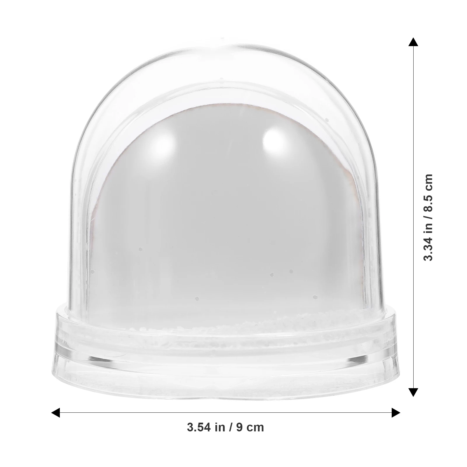 Sublimation Blank Paper Photo Mini Snow Globe Picture Frame 1pc