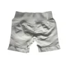 Impact Shorts Low Ribbed Waist Band Yoga Shorts Seamless Scrunch Bum Workout Gym Shorts Booty Hight Stretch Running Shorts 3