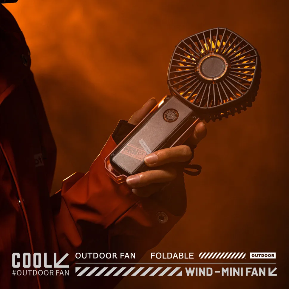 

Portable HandHeld Fan Multifunctional 115° Folding Small Electric Fan Hanging Neck Fan for Outdoor Home Office Desktop Mini Fan