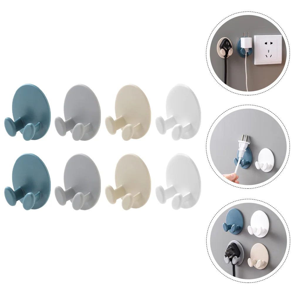 

8 Pcs Electric Wire Power Cord Bracket Wire Mobile Holder Plastic Organizer