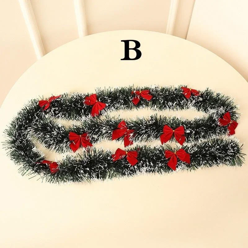 thumbnail image 1 of 1 pieza de 2 m para decoración de Nochebuena, barra de bar, guirnalda de cinta, adornos para árbol de Navidad, cocina, decoración para fiestas de bodas, 1 of 5