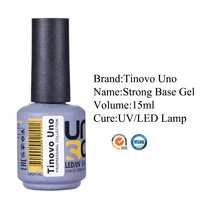 Tinovo Uno Latest Rubber Base Gel Nail Polish UV Semi Permanent Thick Strong Base Coat Top Coat for Manicure Nails Art Salon 2