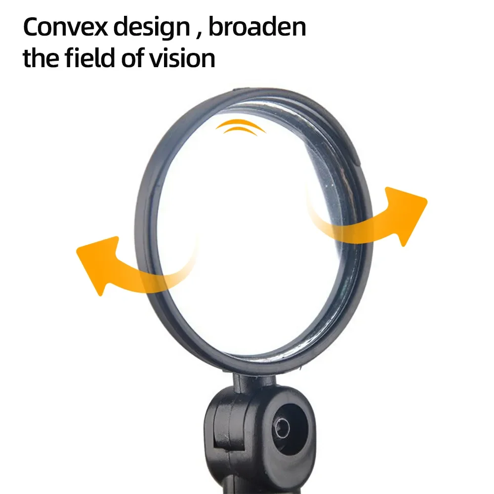 Description Picture 5 of itemUniversal Bicycle Rearview Mirror Adjustable Rotate Wide-Angle Cycling Handlebar Rear View Mirrors for MTB Road Bike Accessories