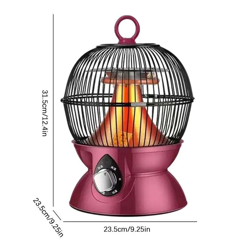 Small Desk Heater Quiet Portable Electric Personal Heater For Offices Small Electric Desk Fan Room Fast Heating