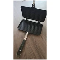 Sandwich Frying Maker, Press Egg Breakfast Double Omelette Cooking Skillet Grilled Griddler Sided Cookware 2