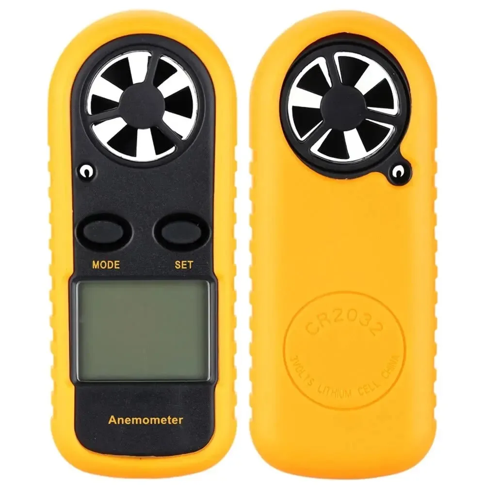 GM816 Digital Anemometer 30m/s Pocket Wind Speed Gauge Meter LCD Mini Wind Meter Speed Temperature Measure Data Hold