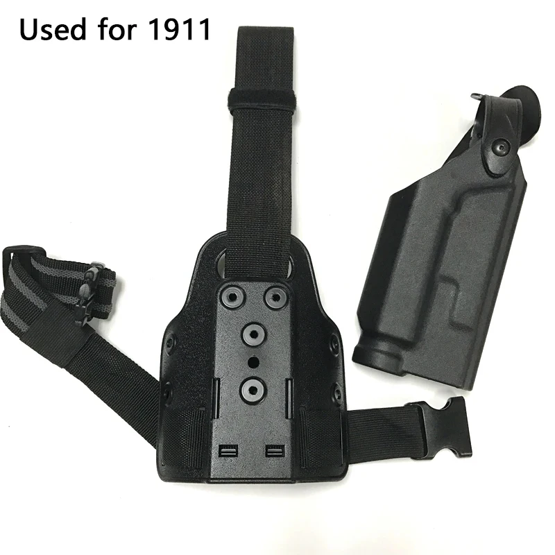 

HOT Tactical Gun Holster Colt 1911 Military Belt Waist Airsoft Holster Hunting Outdoor Sports Combat Right Hand Gun Case