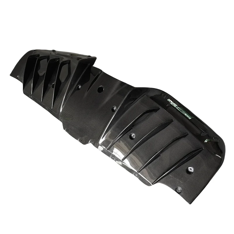Utilizzato Per Ferrari Sf90 Dry Carbon Fiber Oem Style Diffusore Posteriore Body Kit Paraurti Posteriore Lip