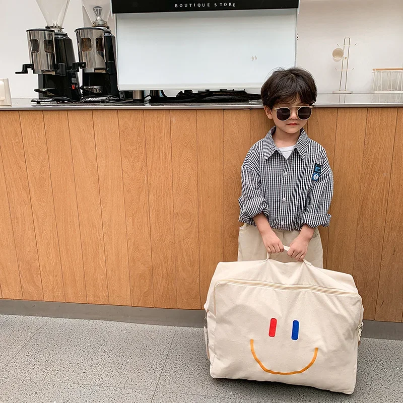 Pokrowiec na koc przedszkola torby podróżne o dużej pojemności pościel z bawełny torba do sortowania torba do przechowywania zabawek dla dzieci