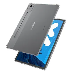 Silicone Airbag Soft TPU Tablet Case Cover - Enhanced Protection for Idea Tab Pro 12.7 (Clear)