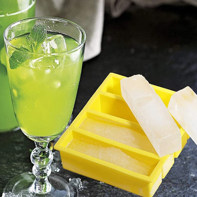 Giant Silicone Ice Cube Trays - Non-Toxic, Durable & Easy-Release