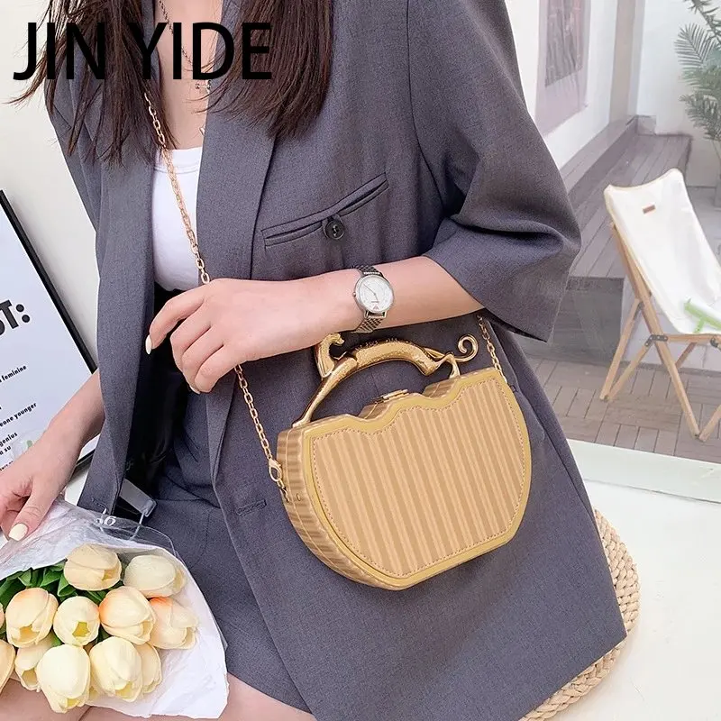 Femme luxe concepteur rayure imprimé femmes sac à main mode chaîne sac à bandoulière boîte fourre-tout 2022 été nouvelles dames sac à bandoulière_voghion.com