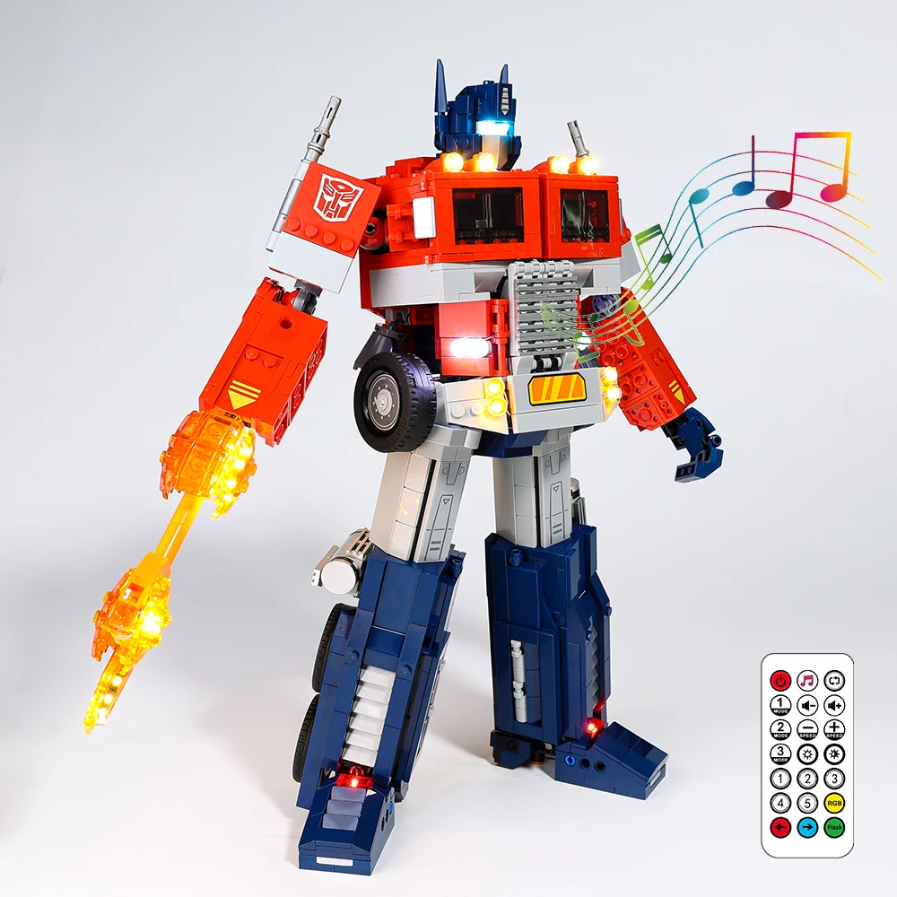 Kit Luci A Led Per Il 10302 Creative Optimus Prime Building Blocks Set Fai Da Te Regalo Per Bambini Non Includere Il Modello