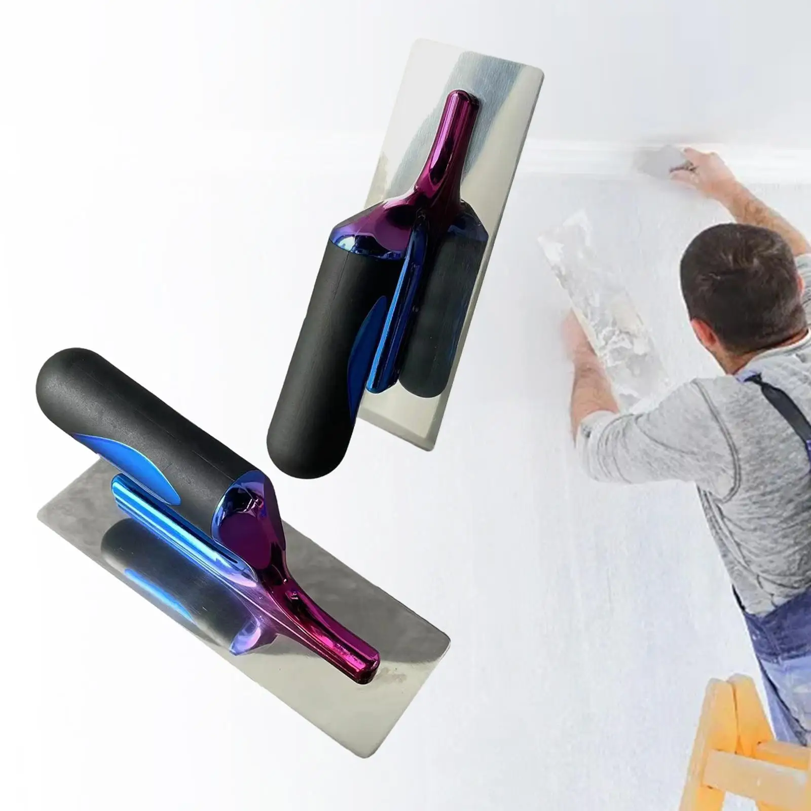 Flat Drywall Trowel Finishing Trowel Masonry for Concrete Cement Applying Putty Wall Construction Home Decorating