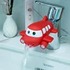 Children Washing Hand Faucet Extender Bathroom Sink Faucet Extender Shark Shape Water Tap Extender Gift for Baby Kids Toddler 3