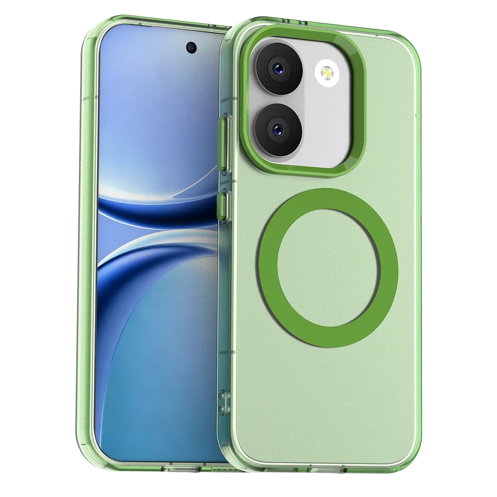 Luxury Armor Shockproof Matte Hard Case with Magsafe Magnetic Wireless Charging Compatibility