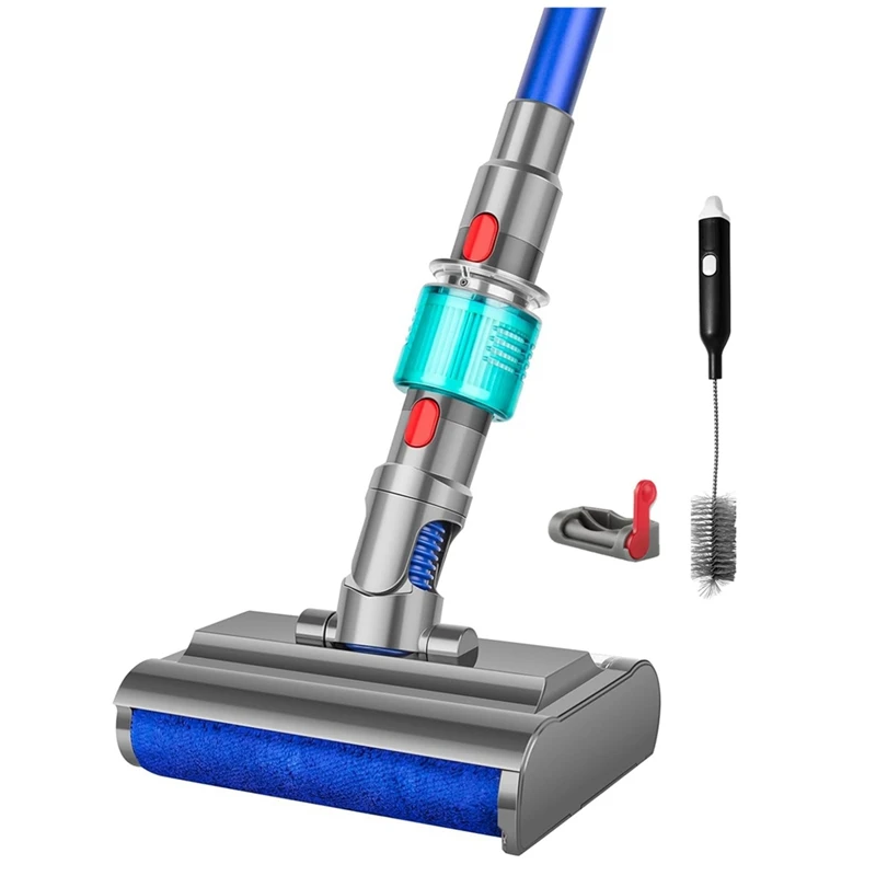 

Electric Wet Dry Mopping Head With Roller Brush For Dyson V7 V8 V10 V11 V15 Vacuum Cleaner For Hard Floors And Area Rugs