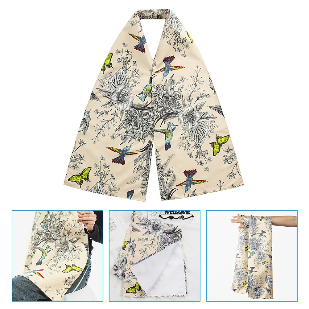 

Dignified Scarf Drool Bibs Adult Clothing Protectors for Women Towel Dreses Womens Polyester Elderly Women's