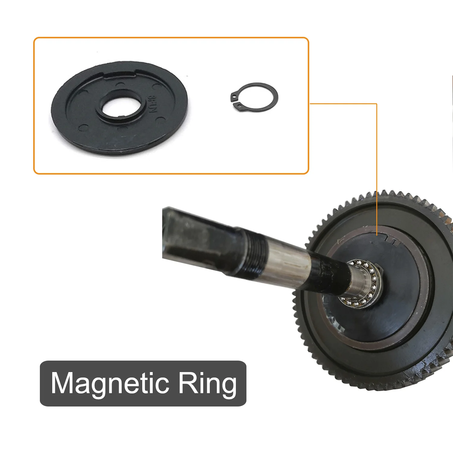 Bafang BBS01 BBS02 Motor Repair Parts  Gear Middle Shaft Of Large Gear