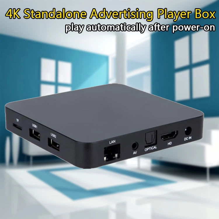 Media-Player-Box-com-suporte-USB-e-SD-Android-4K-publicidade ...