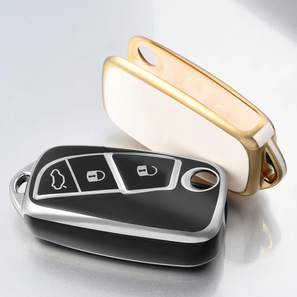 3 Pulsanti Car Flip Key Case Cover Shell Fob Bag Per Fiat 500 Panda Stilo Punto Doblo Grande Bravo 500 Ducato Minibus Auto Key Fob