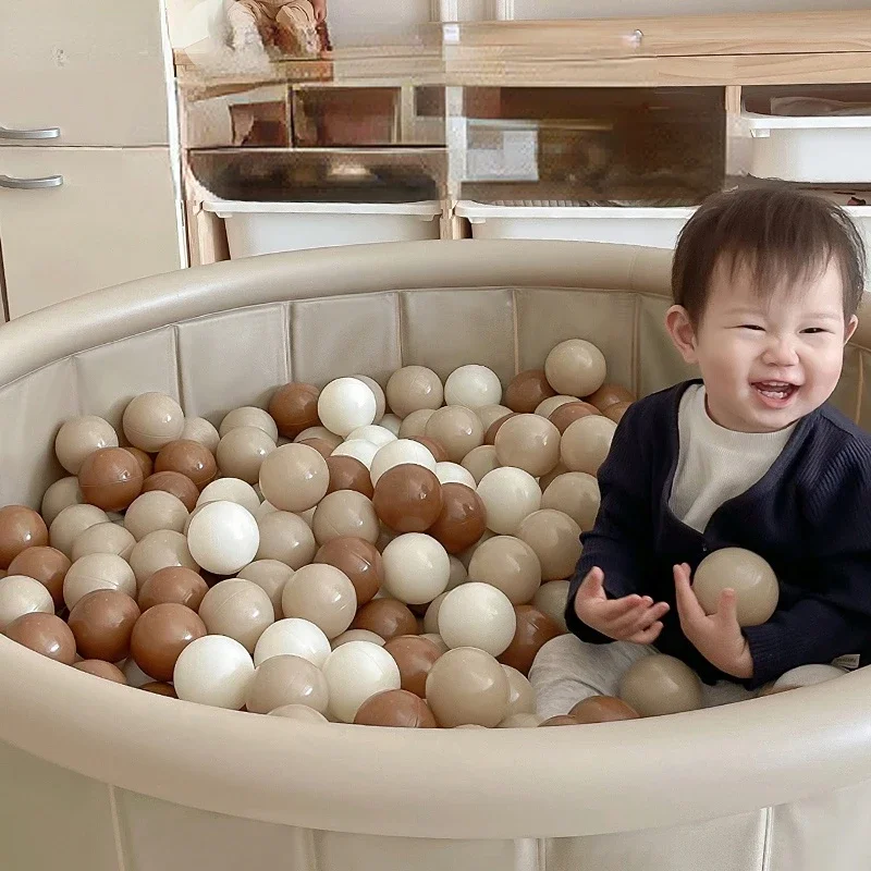 Playable Sand and Water Baby Ball Pool -Inflatable Children's Ocean Fence Indoor Household Thickened Bobo Pool Fun Toys for Kids 5