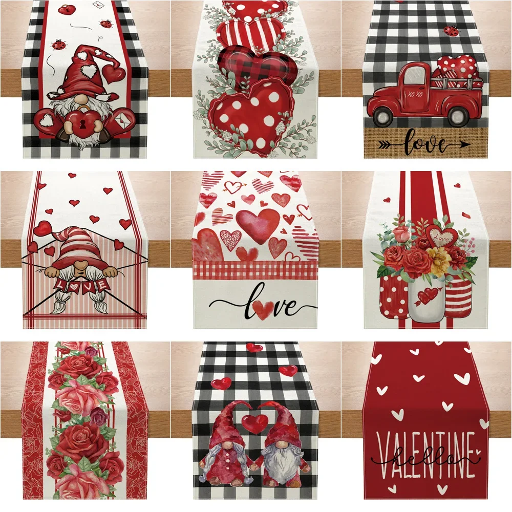 

Table Flag New Love Home Decoration Tablecloth Tablecloth Linen Printed Fabric Thickened