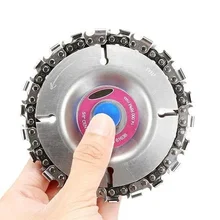 

22 Teeth Mill Chain Wheel Circular Saw Blade 4/5 Inch For Angle Grinder Wood Carving Cutting Disc Power Tools