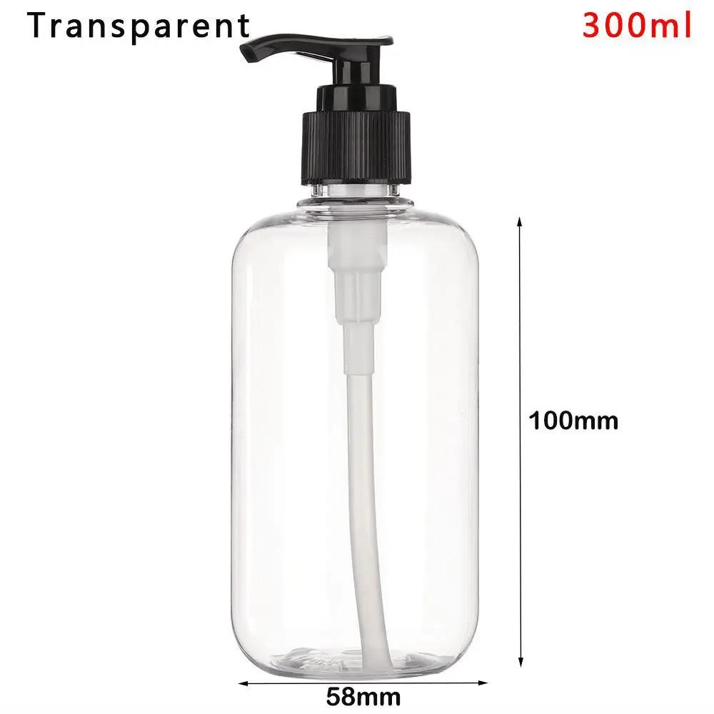 thumbnail image 1 of Soap Dispenser Refillable Lotion Container Plastic Liquid Shampoo Shower Gel Bottles Home Bath Supply 100/150/200/300/400/500ML, 1 of 4