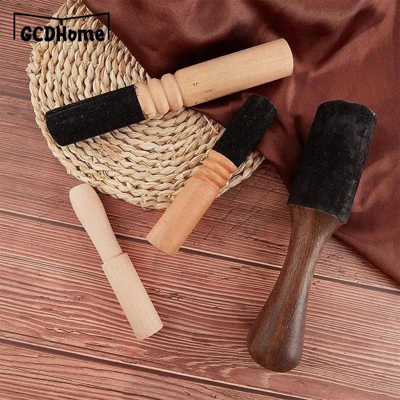 1PC Tibetan Singing Bowl Leather Stick Handmade Tibetan Buddhist Meditation Singing Bowl Leather Mallet 5