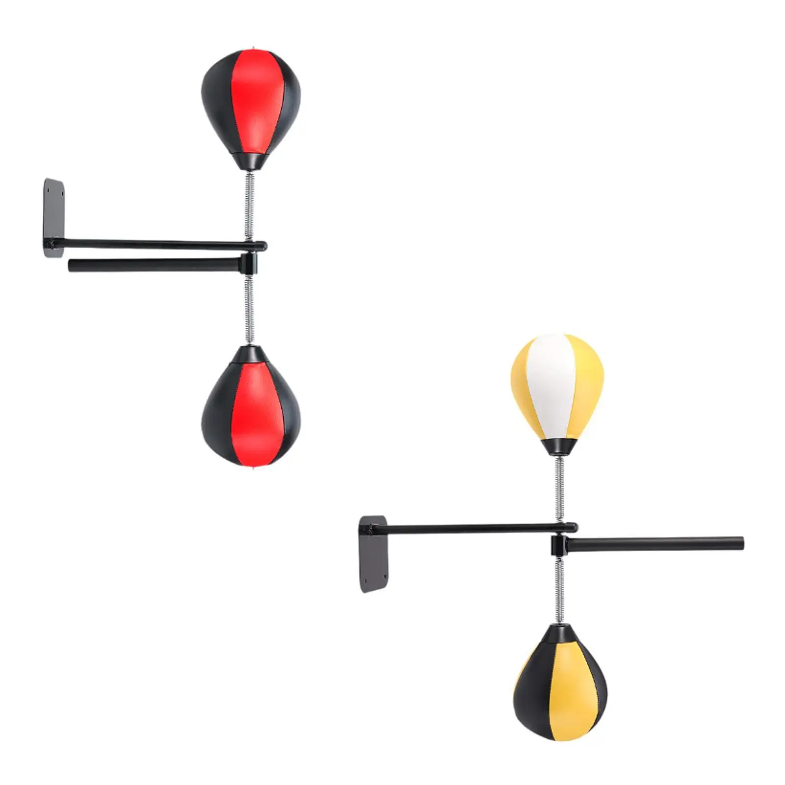 Wall Mounted Boxing Bar with Adjustable Speed Training Balls for All Ages