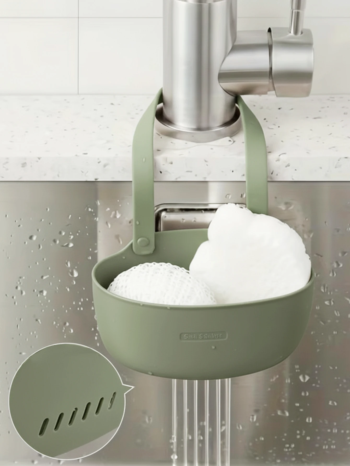 Hanging Soap Sponge Holder, Double Draining Basket, Sink Storage Organizer,Bathroom Soap Shelf,Sink Drain Rack Kitchen Accessori 4 küchexyz.de Scf0205cf98464c55bddabcde1feb8d8bU küchexyz.de Best Price | Fast Delivery |Quality Product Hanging Soap Sponge Holder, Double Draining Basket, Sink Storage Organizer,Bathroom Soap Shelf,Sink Drain Rack Kitchen Accessori