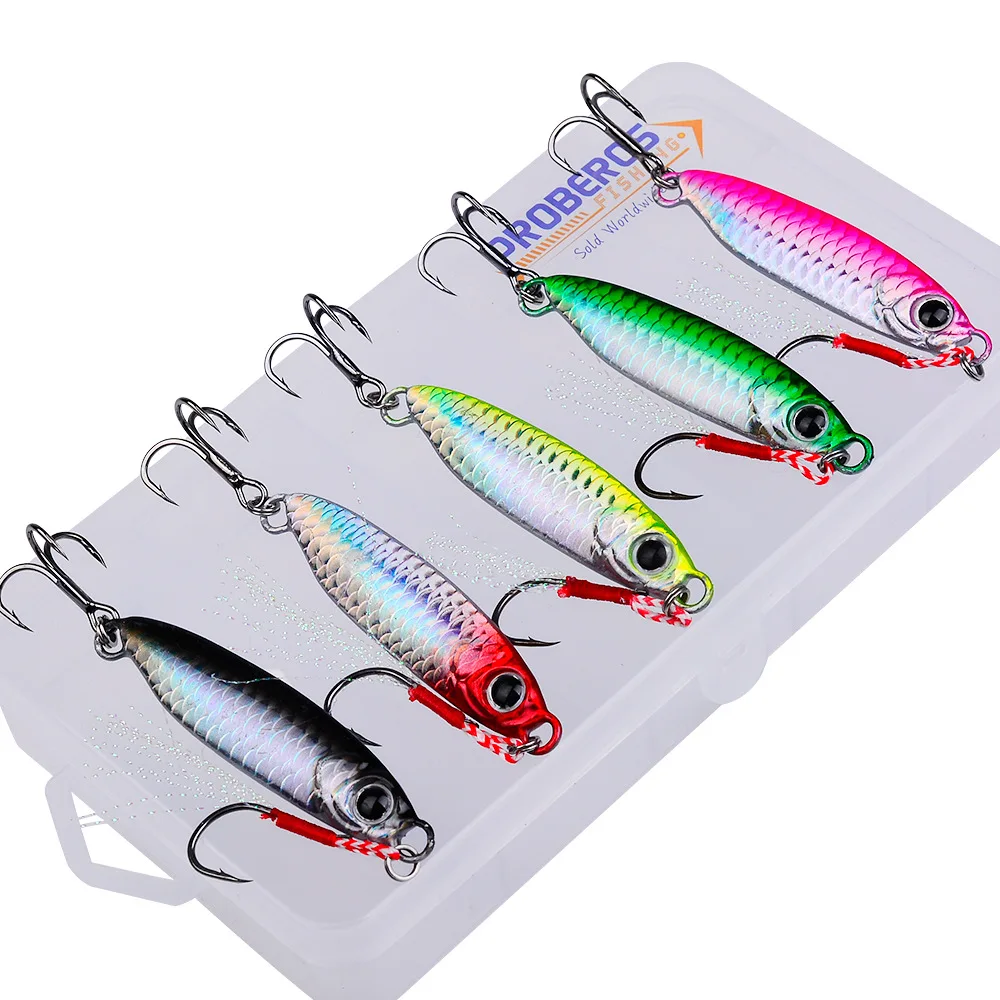6 couleurs Jetshark 7g 10g 15g 20 g 30 g de métal crochet