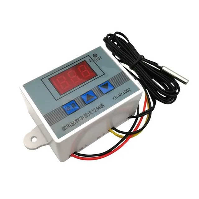 Régulateur de température numérique LED pour réfrigérateur, capteur  thermo-thermorégulateur, compteur de chauffage et de refroidissement,  W3002, 12V, 24V, 110V, 220V - AliExpress