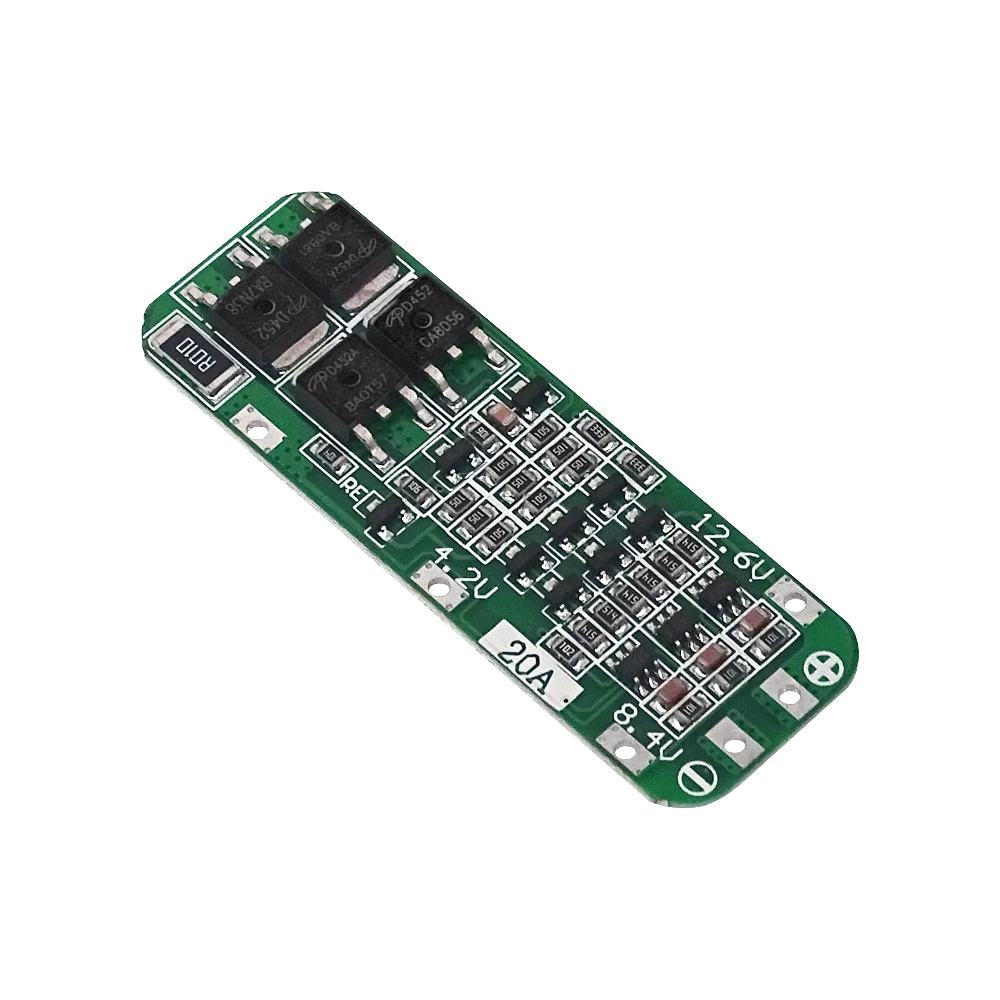 3s 20a Li-Ionen-Lithium-Batterie 12,6 Ladegerät Platine BMS Schutz platine für Bohr motor V Lipo zellen modul – Detail 4