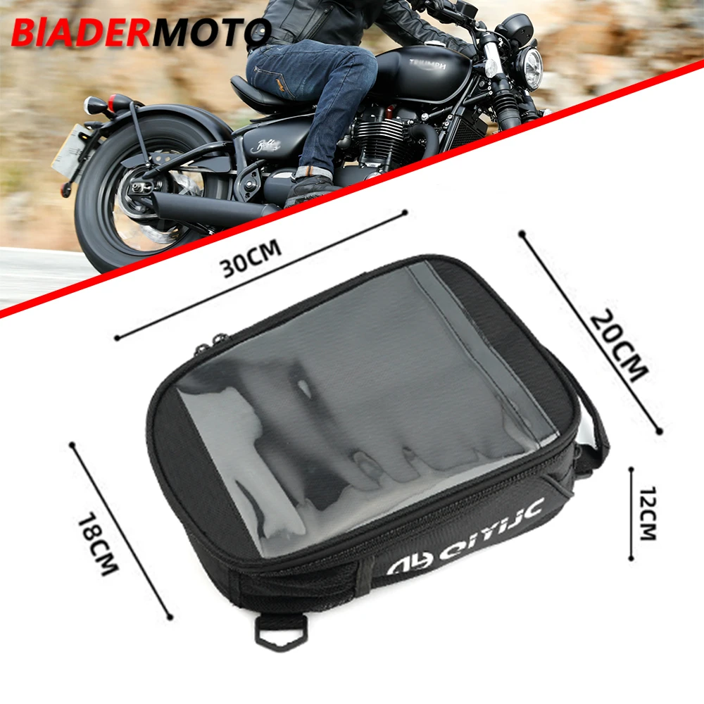 Moto Oil Fuel Tank Bag Zaino Sella Bagagli Per Triumph Daytona 675 675 R Speed Triple 1050 Street Tiger 800 900 Trident 660
