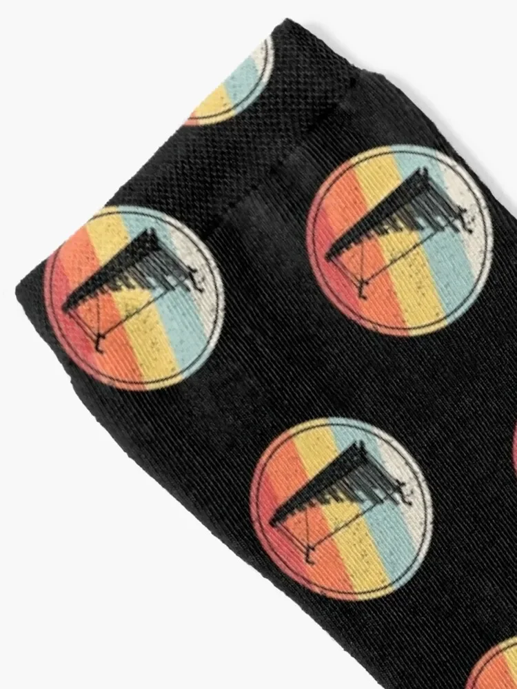 Vintage Retro Marimba Socks gym fashionable sports stockings Socks Woman Men's