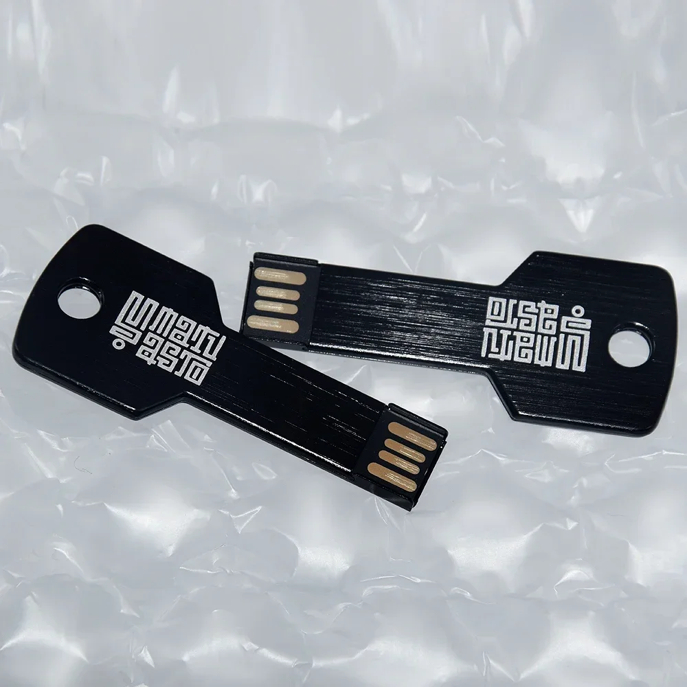 커스텀 브랜드 메탈 키 USB 플래시 드라이브 2.0, 방수 펜드라이브, 메모리 스틱 선물, 무료 로고, 4GB, 8GB, 16GB, 32GB, 64GB, 로트당 100 개