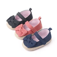Baby Girl Mary Jane Shoes Spring and Summer Sandal Cute Bowknot Soft Cotton Anti-Slip Sole 5