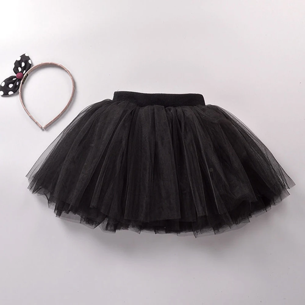 Ballet Tutu Skirt Baby Girls Tutu Fluffy Skirt Toddler Princess Ballet Dance Tulle Mesh Skirt Kids Cake Cute Girls Clothes Pettiskirt