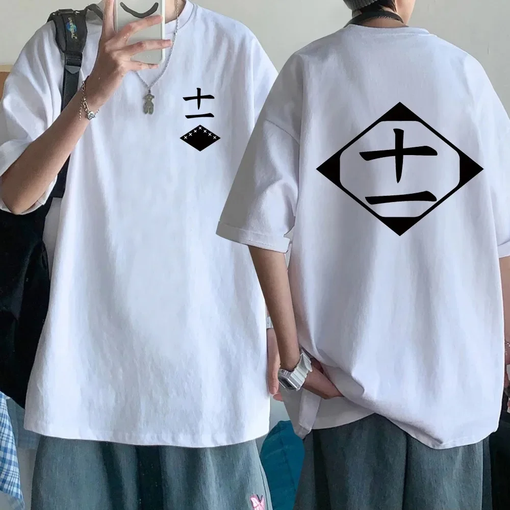 

Hot Sale Anime Cotton T-Shirt Bleach Cosplay Shirt Zaraki Kenpachi Men Women O-Neck Short Sleeve Tee Fashion Tshirt For Fans