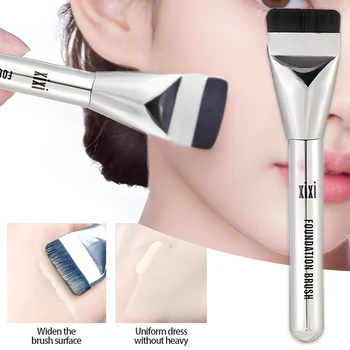 Pennello per fondotinta Ultra sottile pennello per contorno viso leggero e sottile pennello per contorno piatto pennelli per fondotinta in crema per fondotinta