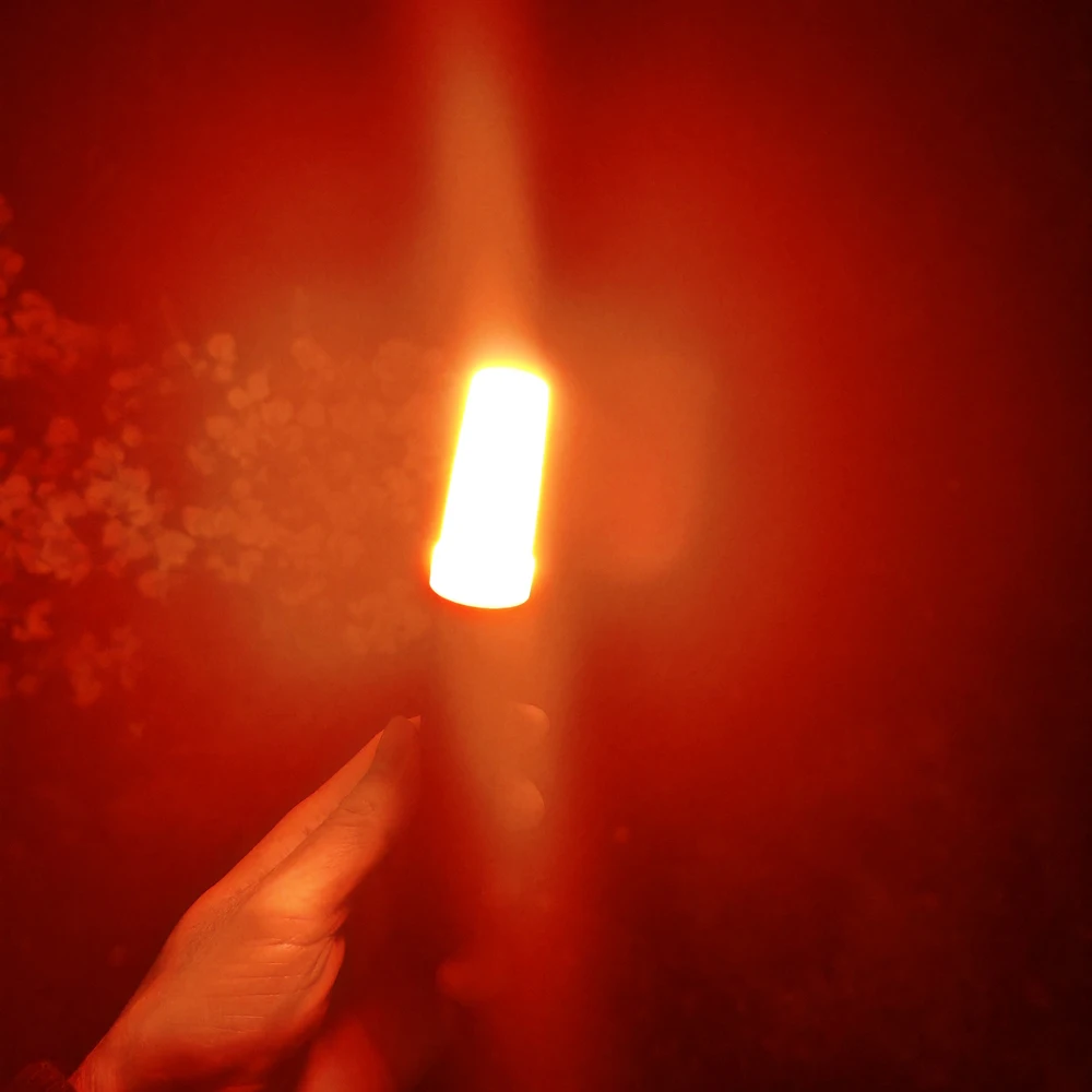 Flashlight Diffuser Red Inner Diameter 24.5mm for S2 S2+ S3 S5 S6 S15 S8