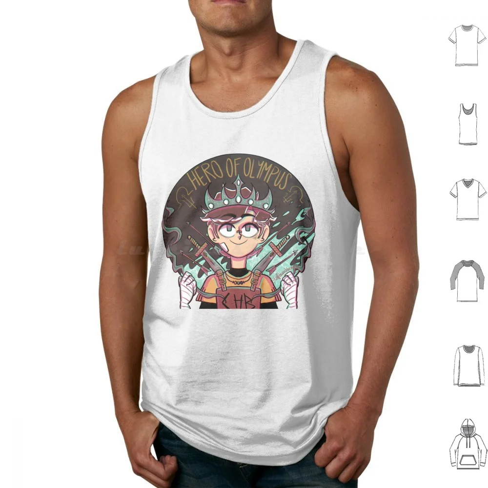 2 / 3 Canottiere Ky In Cotone Con Stampa Bradley Jackson Nico Di Angelo Jason Grace Bradley Jackson E Gli Eroi Dell'Olympus