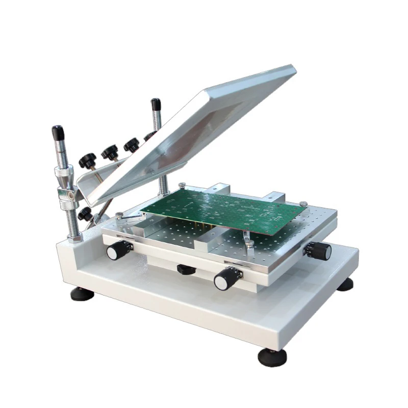 High precision Smt Manual Solder Paste Printer / PCB Screen Printing Stencil Machine for circuit board Solder Paste Printing