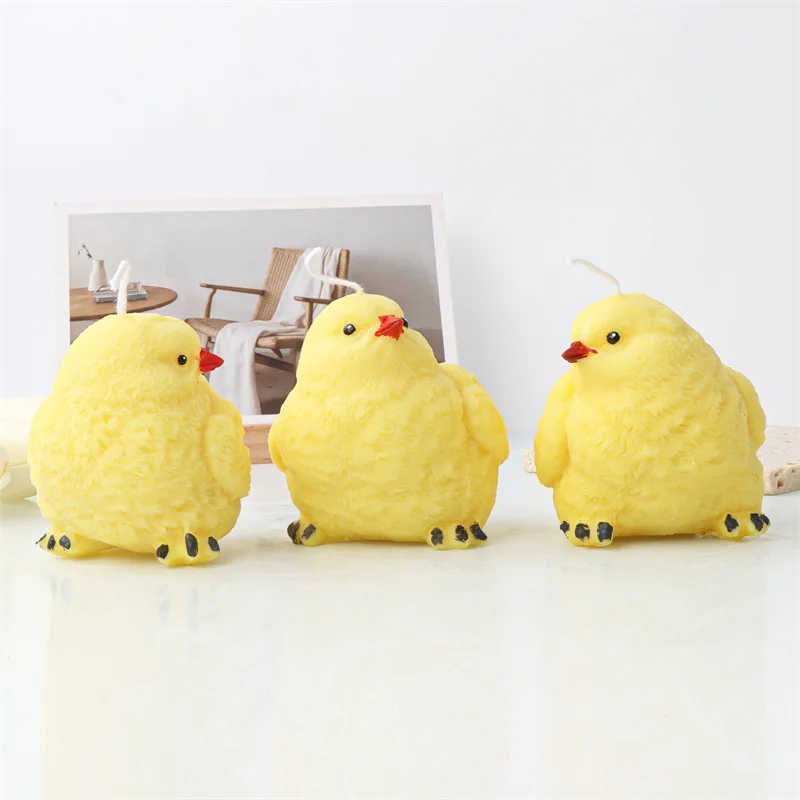 

Cute Chicken Candle Silicone Mold For Festive And Romantic Decoration Gypsum form Homemade Handicraft Gift Making Kitchen Tool